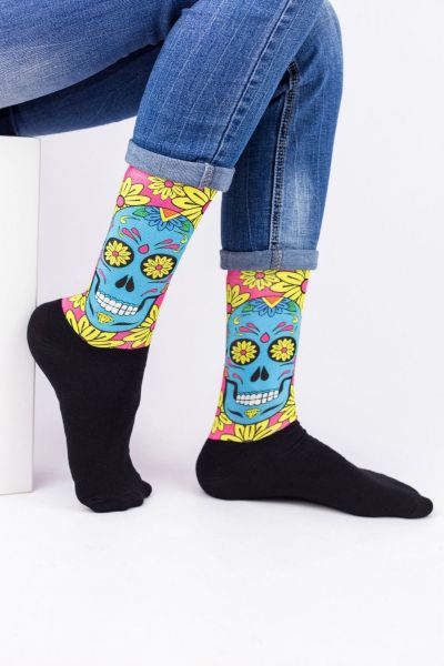Unisex Fashion Κάλτσες Trendy HAPPY SKELETON