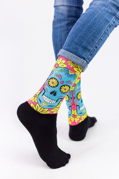 Unisex Fashion Κάλτσες Trendy HAPPY SKELETON