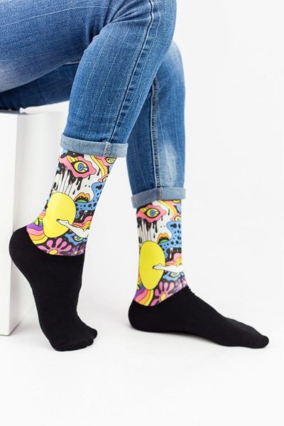 Unisex Fashion Κάλτσες Trendy PSYCHEDELIC