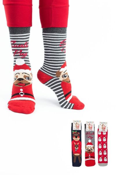 Unisex χριστουγεννιάτικες κάλτσες Sadik FESTIVE