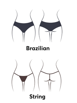 String εσώρουχα vs Brazilian εσώρουχα